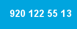 920 122 55 13 920 122 55 13